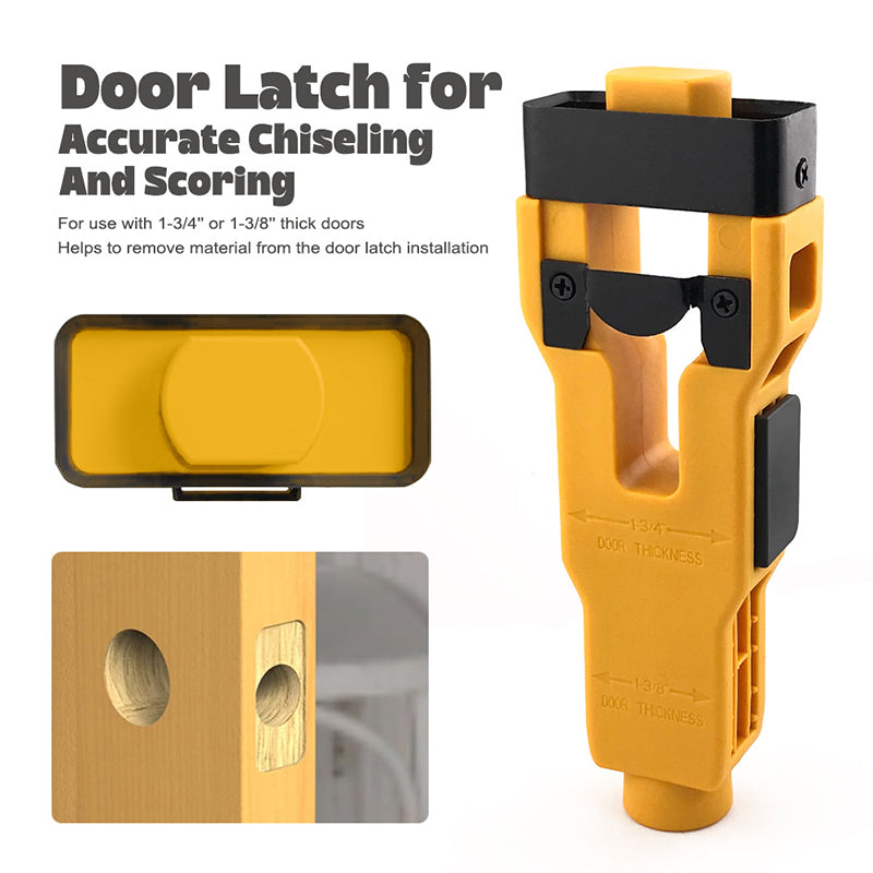Door Latch Mortise Tool for 1-3/4in & 1-3/8in
