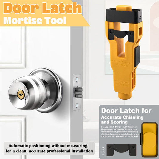 Door Latch Mortise Tool for 1-3/4in & 1-3/8in
