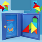 🎁The perfect gift🌟Enhancing children's thinking skills-Children's Magnetic Tangram Puzzle Set