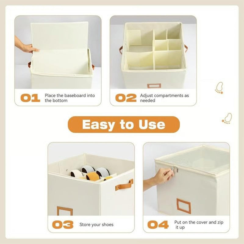 Space Saving Foldable Shoe Organizer