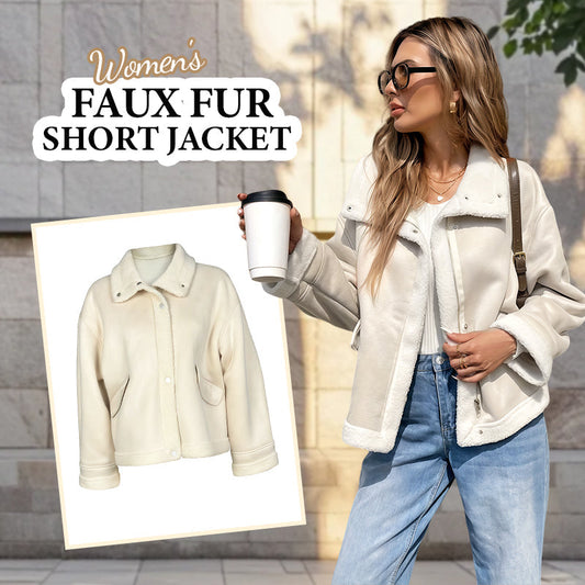 Women's Faux Fur Short Jacket