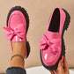 💗Chic Sweet Platform Loafers with Bow