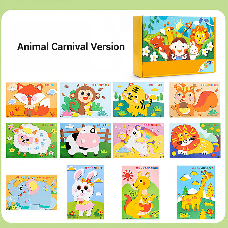 🔥HOT SALE 50% OFF-Children’s DIY 3D EVA Sticker Craft