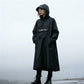 Waterproof Long Raincoat with Hood for Scooter