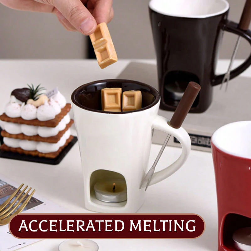 🍫Ceramic Chocolate Fondue Mug