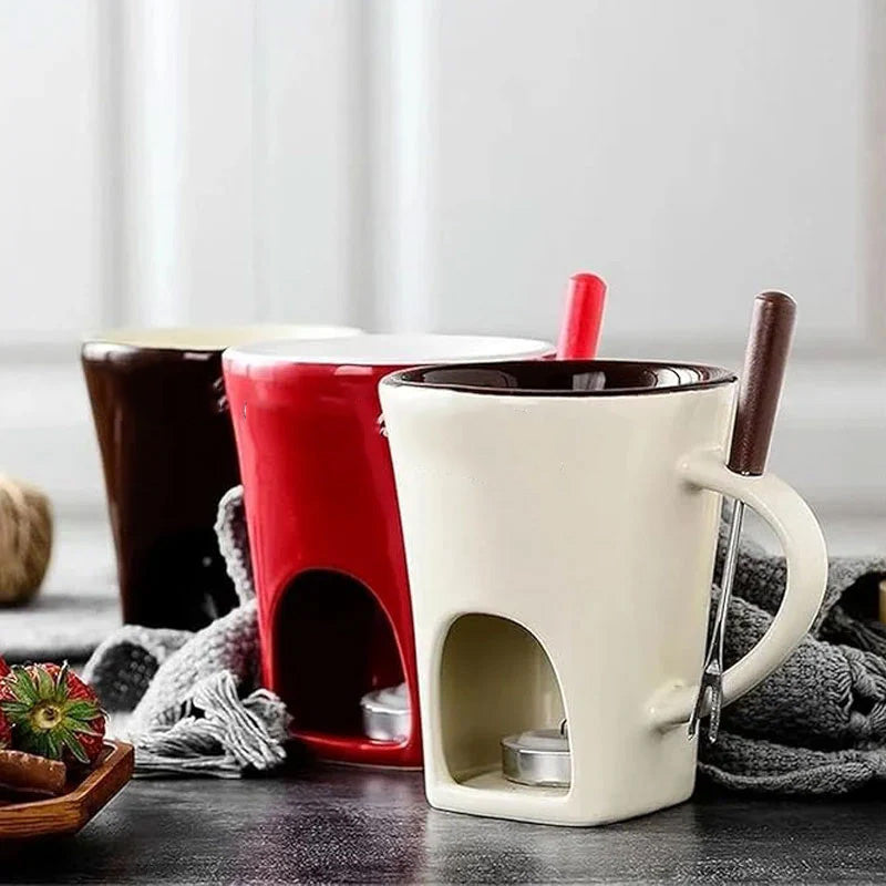 🍫Ceramic Chocolate Fondue Mug