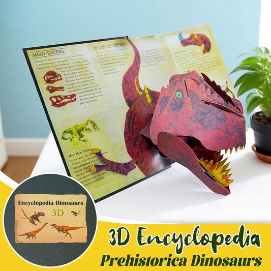 🦖 Enciclopedia 3D Dinosaurios prehistóricos: ¡enciende el viaje intelectual de iluminación de los niños! 📚