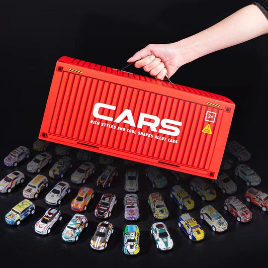 🎅Christmas promotion 50% OFF🎁48 Mini Pull-Back Cars with Built-In Garage Set