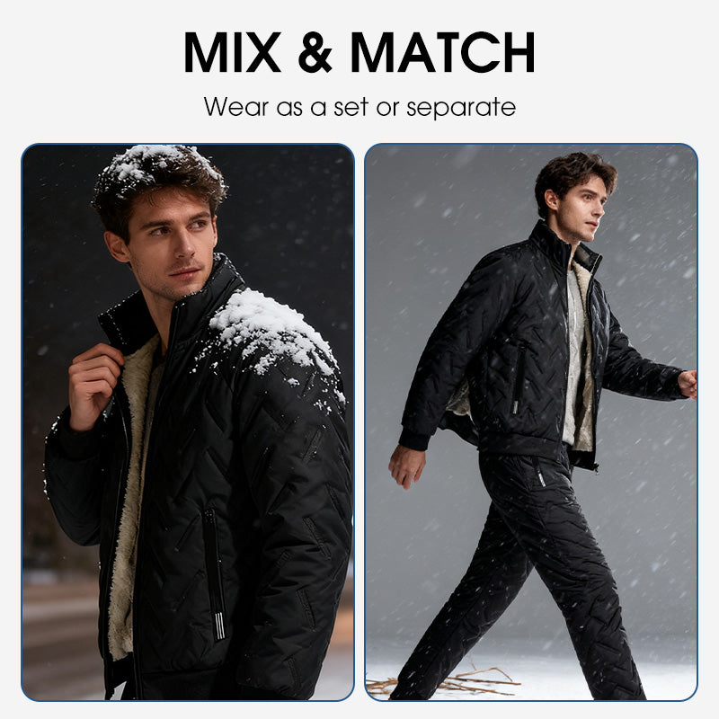 🔥LAST DAY SALE 50% OFF🔥 Men's Warmth Jacket Set -👏Jacket + Trousers!