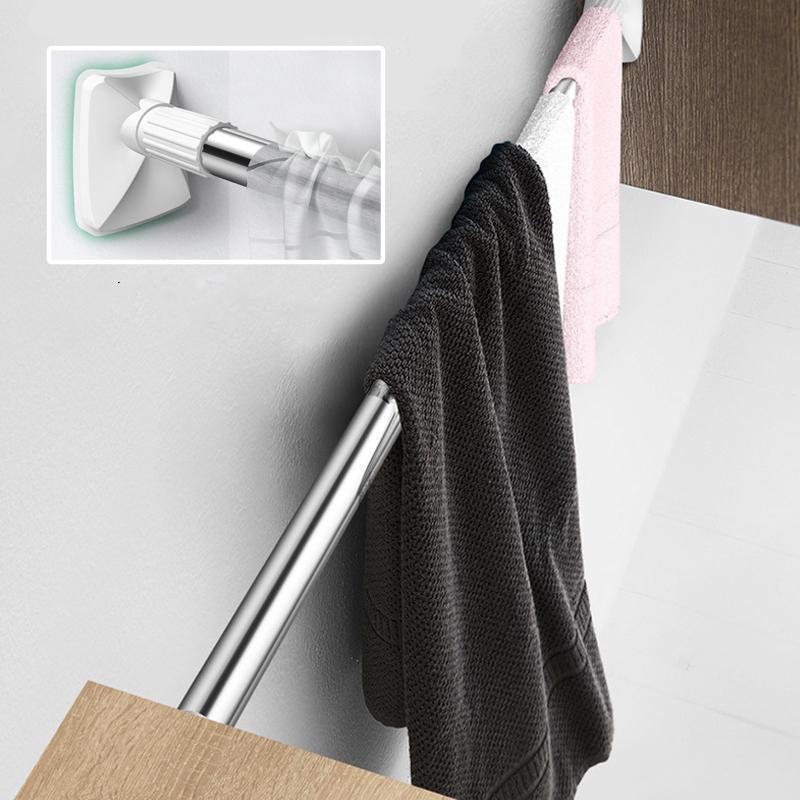 Telescopic Clothing Rod – No Drill & Heavy Duty 🏠🔧👕🚫🕳️