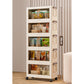 Foldable Storage Box with Lid, 1-5 layers Holders with Wheels for Kitchen Bedroom Bathroom warehouse Kitchen Home Storage Stackable Organizer