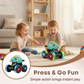🦖🚙Press & Go Dinosaur Toy Car With Lights🎁