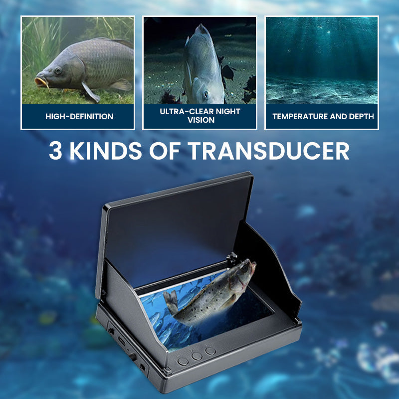 🎉Free Shipping — Over 33,000 Sold! 💞 Fish Finder with HD Display & Transducer
