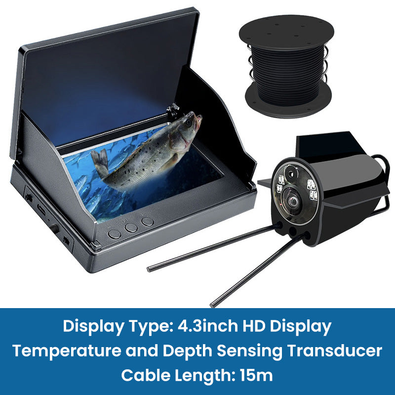 🎉Free Shipping — Over 33,000 Sold! 💞 Fish Finder with HD Display & Transducer