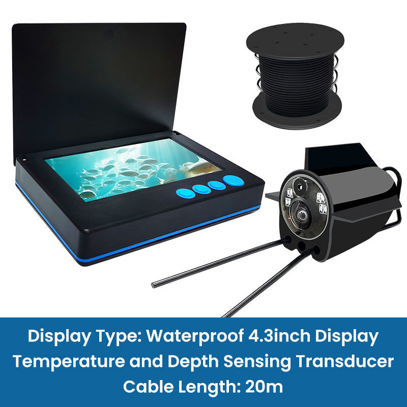 🎉Free Shipping — Over 33,000 Sold! 💞 Fish Finder with HD Display & Transducer