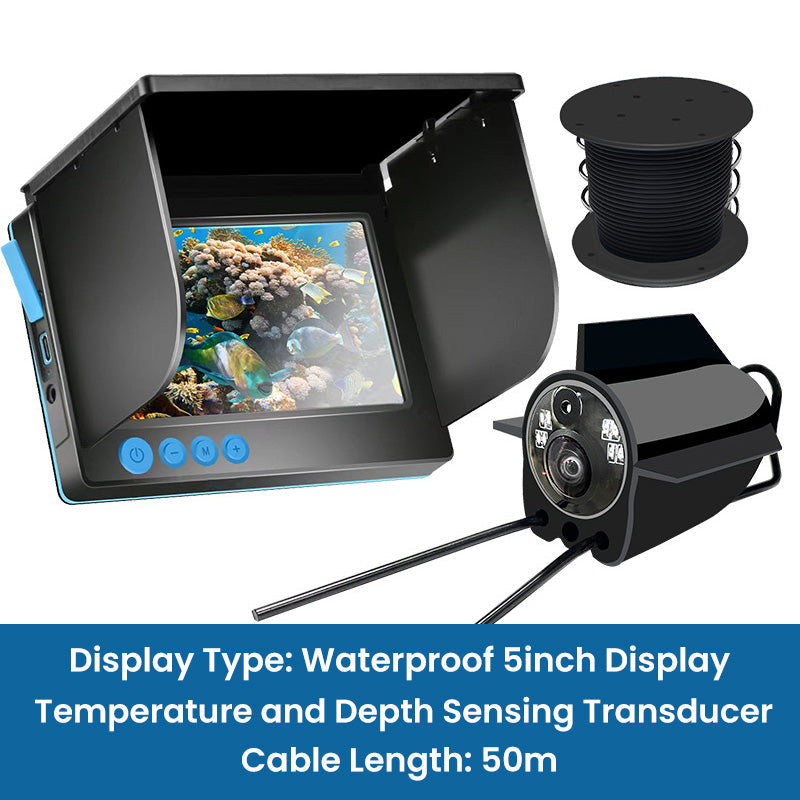 🎉Free Shipping — Over 33,000 Sold! 💞 Fish Finder with HD Display & Transducer