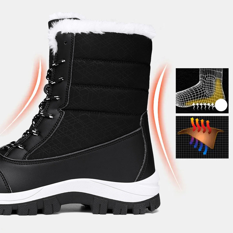 ⏳Limited-time 49% off⏰Women's Waterproof Warm Winter Boots👢❄️