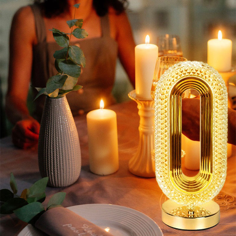 🎅Christmas Sale 49% OFF!!🎄50K+ SOLD! 🎁✨Rechargeable Luxury Crystal LED Night Light Lamp
