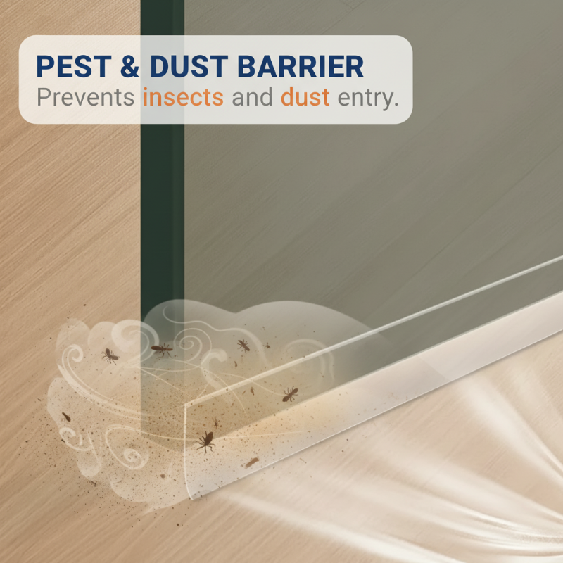 🔥Wind-Proof & Warmth-Boosting🔥Self-Adhesive Weather Stripping for Doors & Windows - Insulate & Protect!