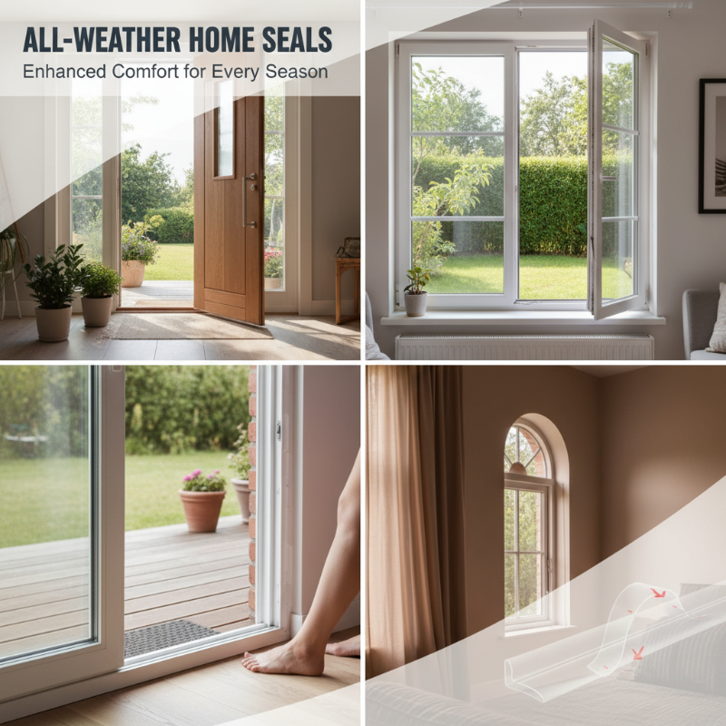 🔥Wind-Proof & Warmth-Boosting🔥Self-Adhesive Weather Stripping for Doors & Windows - Insulate & Protect!