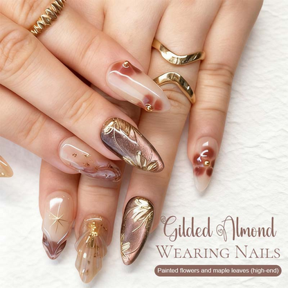 🎅✨Christmas Sale 50% OFF💥30 PCS Handcrafted Almond Press-On Nails Set💅