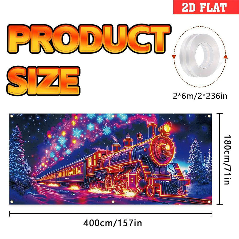 🎄Black Friday SALE 50% OFF!🔥Christmas Garage Door Cover Banner