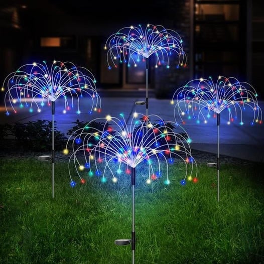 🔥💡WATERPROOF SOLAR GARDEN LIGHT - 7 Colors & Automatic Dusk Sensor, Creates a Magical Atmosphere in the Garden🌟🌳