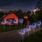 🔥💡WATERPROOF SOLAR GARDEN LIGHT - 7 Colors & Automatic Dusk Sensor, Creates a Magical Atmosphere in the Garden🌟🌳