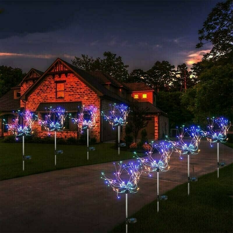 🔥💡WATERPROOF SOLAR GARDEN LIGHT - 7 Colors & Automatic Dusk Sensor, Creates a Magical Atmosphere in the Garden🌟🌳