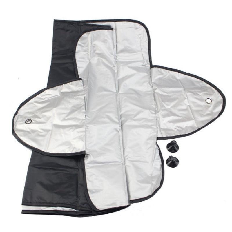 ☀️ 50% OFF NOW! 🚗 Windshield Cover with Suction Cups – Blocks 99% UV, Prevents Frost & Snow – Portable & Washable ❄️