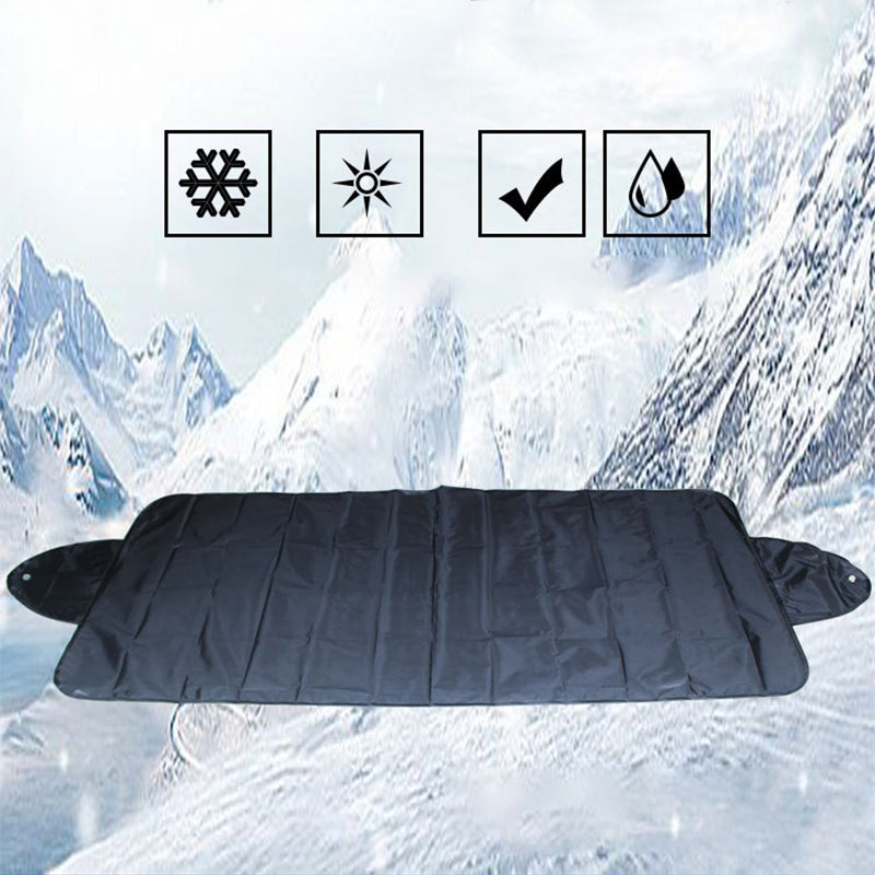 ☀️ 50% OFF NOW! 🚗 Windshield Cover with Suction Cups – Blocks 99% UV, Prevents Frost & Snow – Portable & Washable ❄️