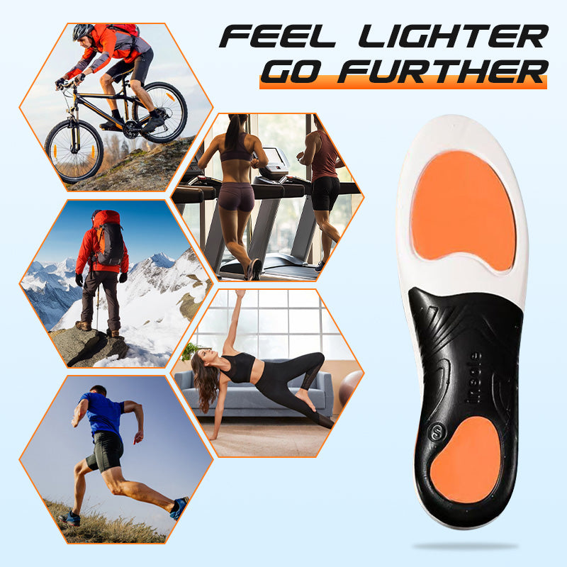 👟 Sports Shock-Absorbing Insoles with Arch Support – All-Day Comfort & Impact Protection 🏃‍♂️⚡
