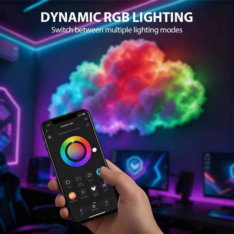 🔥Black Friday Mega Deal – 50% off🔥DIY USB-Powered Thundercloud LED Light Decor