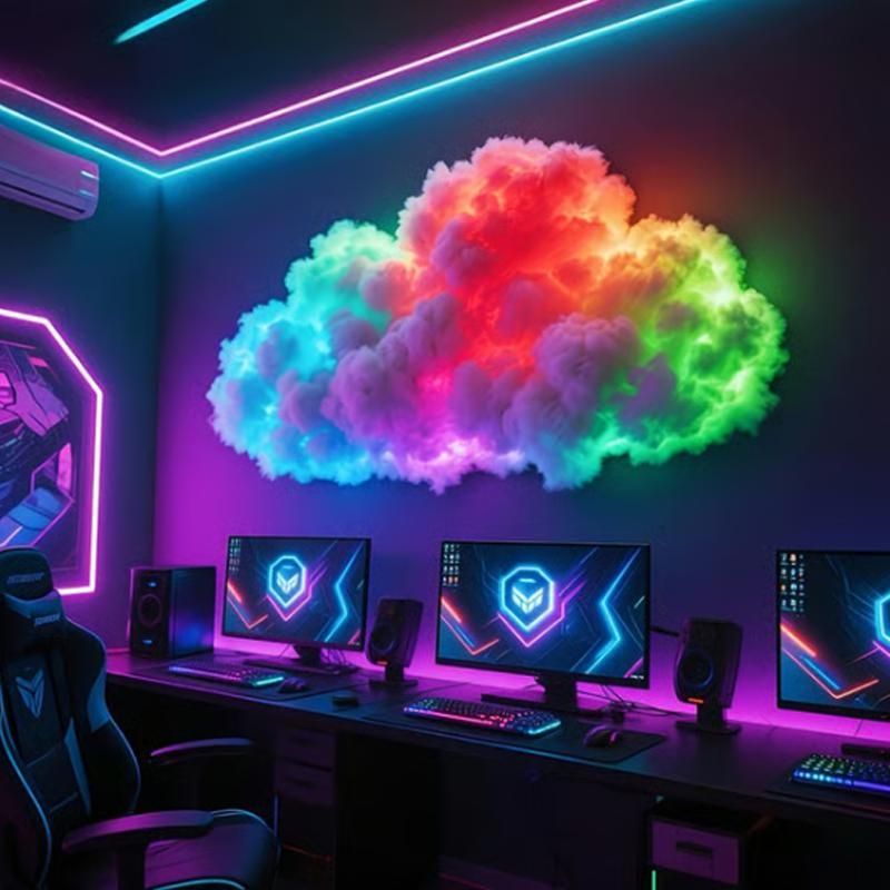 🔥Black Friday Mega Deal – 50% off🔥DIY USB-Powered Thundercloud LED Light Decor