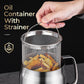 🧑‍🍳 50% OFF! Multi‑Function Stainless Steel Oil Filter Container – Large capacity, reusable filter. Saves oil, keeps cooking clean & healthy. A kitchen must‑have! 🔥✨