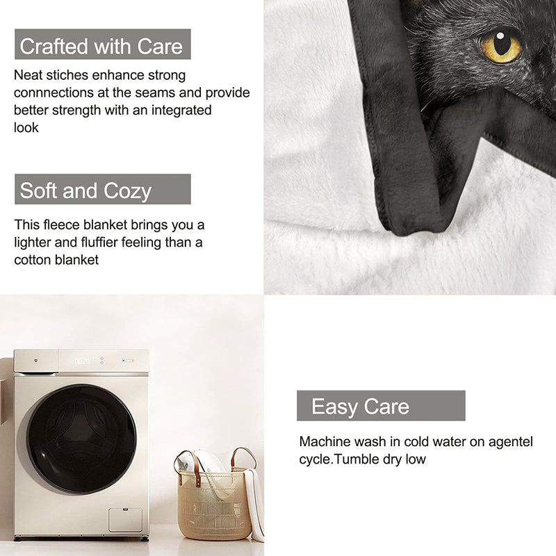 💖🐱Black Cat All-Season Cozy Blanket