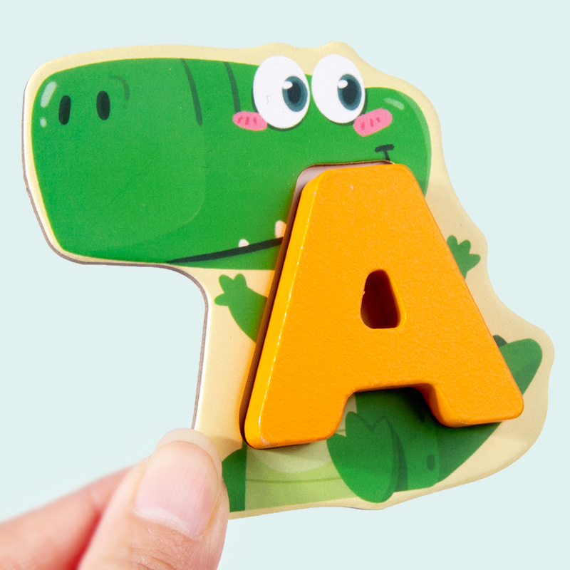 🎁 Save 50%! 🧩 Wooden Letter & Animal Toy – 26‑piece, educational & fun ✨