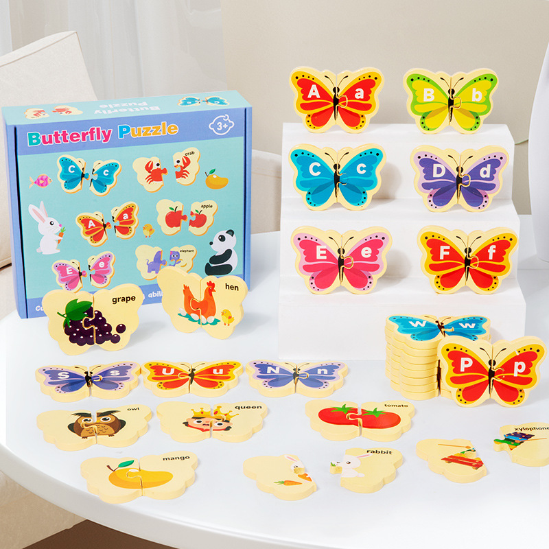 🎁 Save 50%! 🧩 Wooden Letter & Animal Toy – 26‑piece, educational & fun ✨