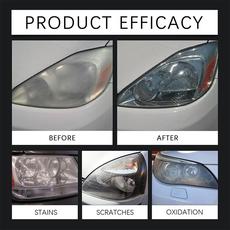 🏆 Last Day Special Price £10.99 ! 🔥Buy 2 Get 1 Free🚘 Automotive Headlamp Restoration Fluid, blurring enhanced crystalline coating refurbisher