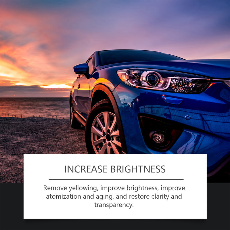 🏆 Last Day Special Price £10.99 ! 🔥Buy 2 Get 1 Free🚘 Automotive Headlamp Restoration Fluid, blurring enhanced crystalline coating refurbisher