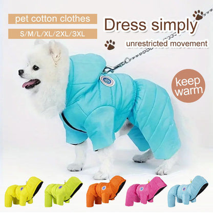 🐶 Cozy Dog Winter Suit | Christmas Sale 51% OFF | Full-Body Fleece Warmth, Easy Back Zipper & Non-Slip Grips | Keep Your Furry Friend Warm & Stylish This Winter! 🎄✨