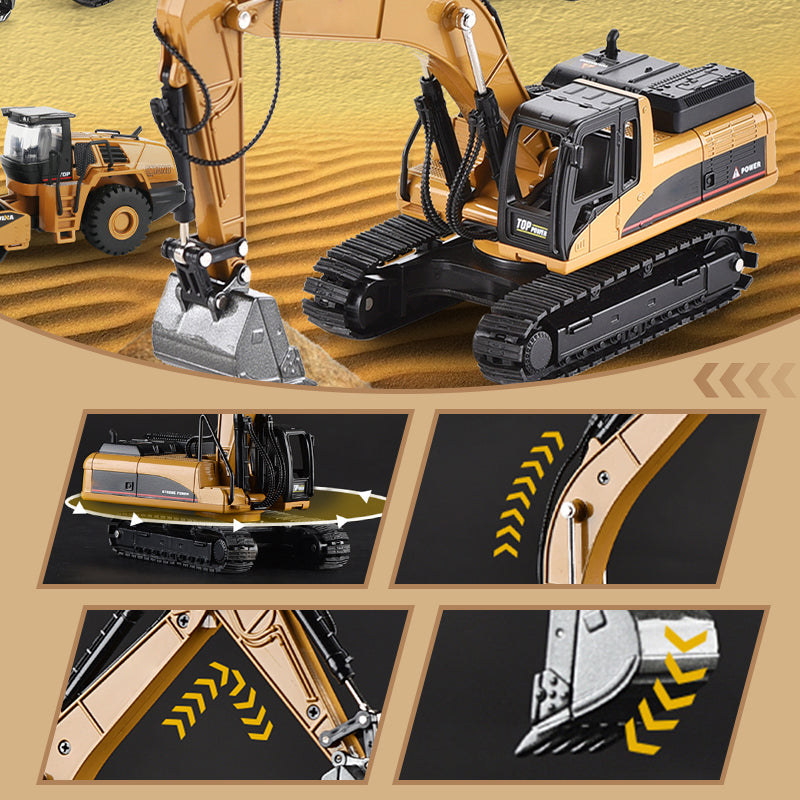 ⏳🔥LIMITED-TIME 50% OFF! ⏰Excavator Construction Vehicle Toys🎁