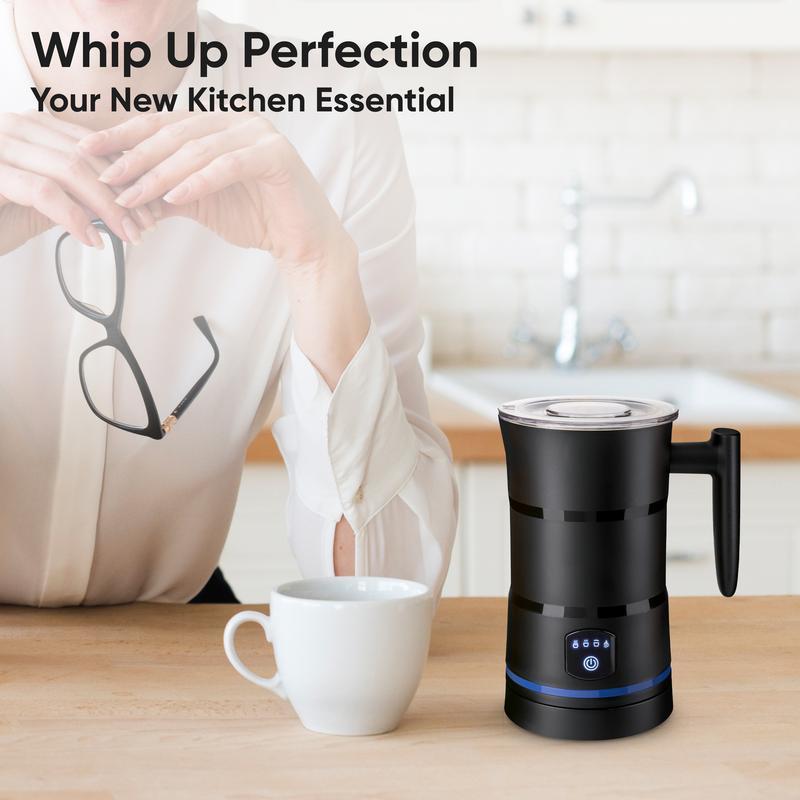🥛 50% OFF NOW! ⚡ Professional Automatic Foam Maker Electric Milk Frother – Creates Rich Foam, Quiet Operation & Perfect for Lattes & Cappuccinos ☕