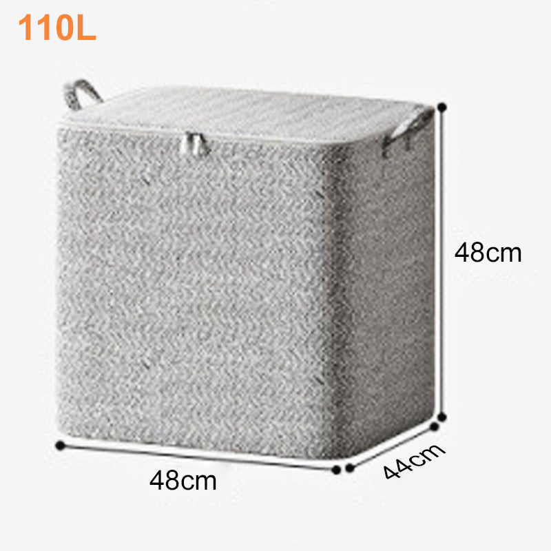🔔NEW YEAR SALE 50% OFF🔥Extra-Large Storage Organizer Box With Lid - Versatile For Clothes, Blankets & Bedding
