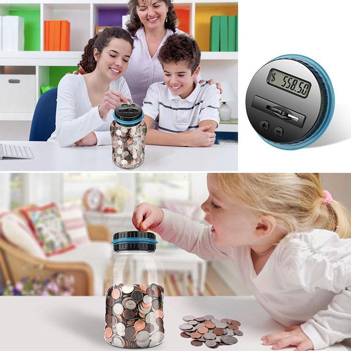 💰 Watch Savings Grow – Digital Money Box with Auto Coin Counting & Target Setting. 50% Off. UK Stock