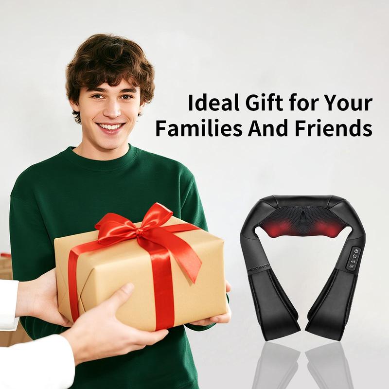 🔥Limited Time 50% Off🔥Heated Shiatsu Neck Massager｜16 Deep-Kneading Nodes｜Relax Muscles