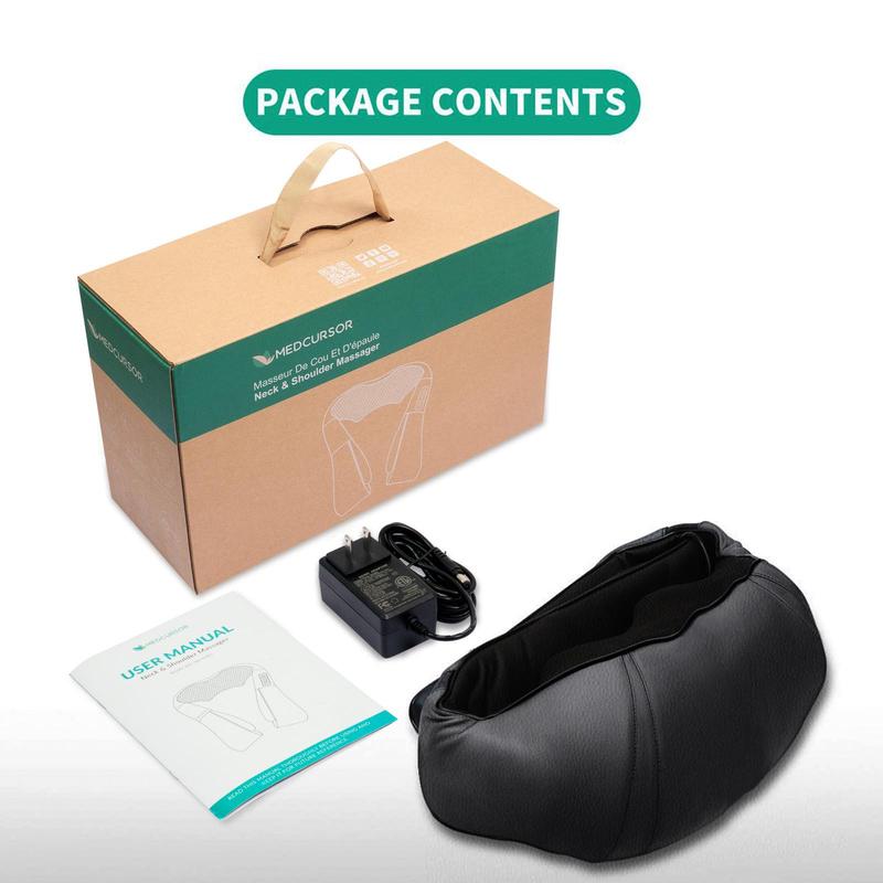 🔥Limited Time 50% Off🔥Heated Shiatsu Neck Massager｜16 Deep-Kneading Nodes｜Relax Muscles