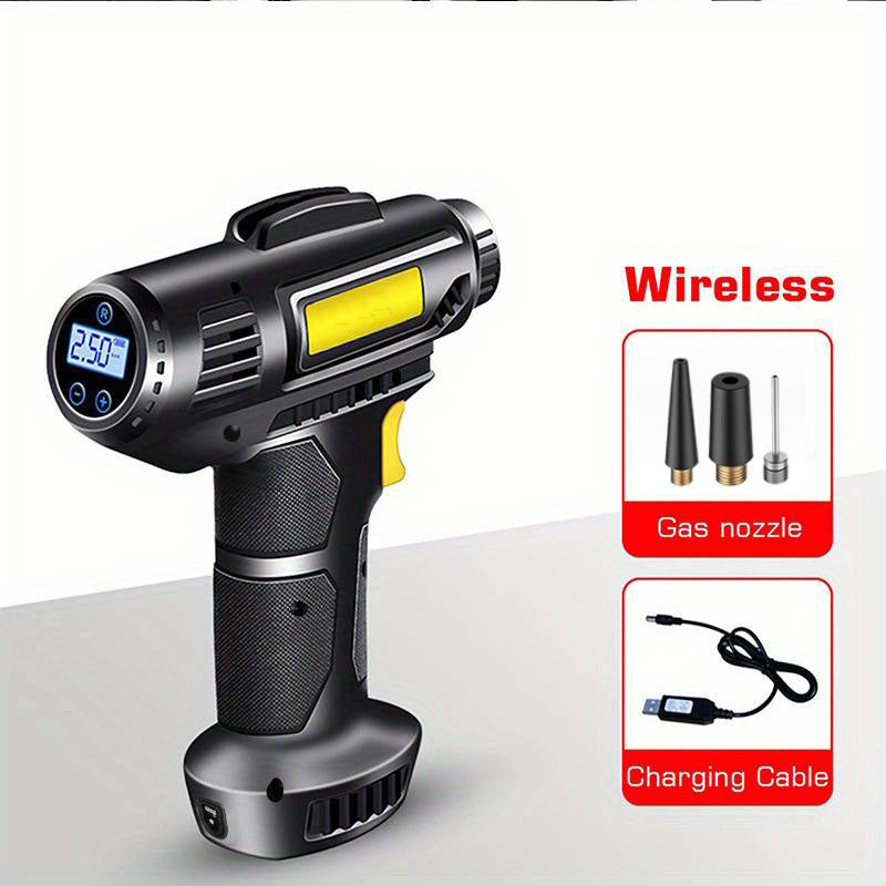 🚗 50% OFF FLASH SALE ! ⚡ 120W Portable Car Air Compressor – High-Power Fast Inflation, Compact Portable Design, Multi-Tire Universal Fit & Auto-Shutoff Protection ⚡