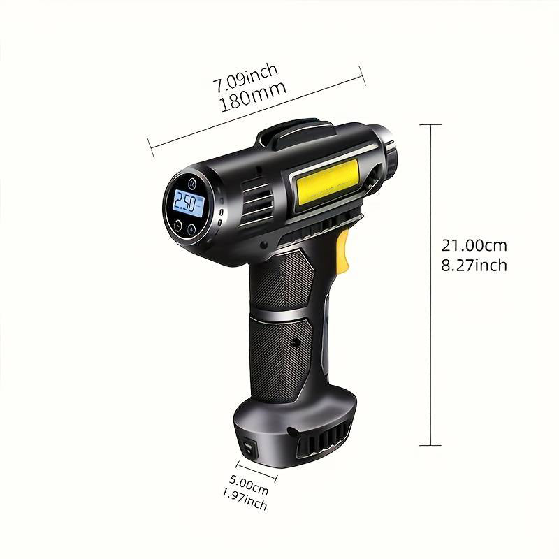 🚗 50% OFF FLASH SALE ! ⚡ 120W Portable Car Air Compressor – High-Power Fast Inflation, Compact Portable Design, Multi-Tire Universal Fit & Auto-Shutoff Protection ⚡