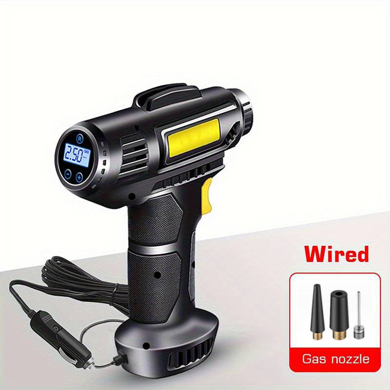 🚗 50% OFF FLASH SALE ! ⚡ 120W Portable Car Air Compressor – High-Power Fast Inflation, Compact Portable Design, Multi-Tire Universal Fit & Auto-Shutoff Protection ⚡